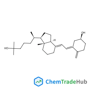 (S,E)-3-((E)-2-((1R,3AS,7aR)-1-((R)-6-Hydroxy-6-methylheptan-2-yl)-7a-methylhexahydro-1H-inden-4(2H)-ylidene)ethylidene)-4-methylenecyclohexanol (S,E)-3-((E)-2-((1R,3AS,7aR)-1-((R)-6-Hydroxy-6-methylheptan-2-yl)-7a-methylhexahydro-1H-inden-4(2H)-ylidene)ethylidene)-4-methylenecyclohexanol