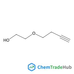 2-(but-3-yn-1-yloxy)ethan-1-ol structure