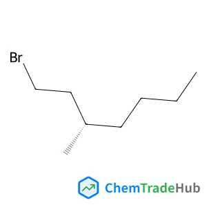 (3S)-1-Bromo-3-methylheptane structure