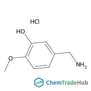 5-(Aminomethyl)-2-methoxyphenol hydrochloride (1:1)