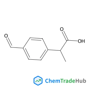 43153-07-7 - 2-(4-Formylphenyl)propanoic acid
