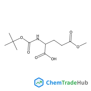 45214-91-3 - (2S)-5-Methoxy-2-({[(2-methyl-2-propanyl)oxy]carbonyl}amino)-5-oxopentanoic acid