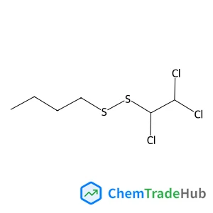 Butyl 1,2,2-trichloroethyl disulfide structure