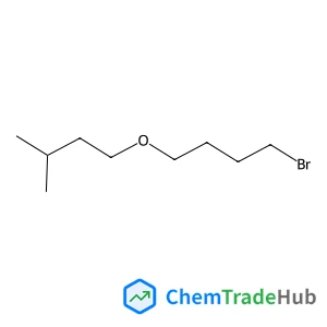 1-bromo-4-(3-methylbutoxy)butane structure