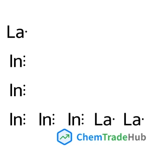 Indium--lanthanum (5/3) structure