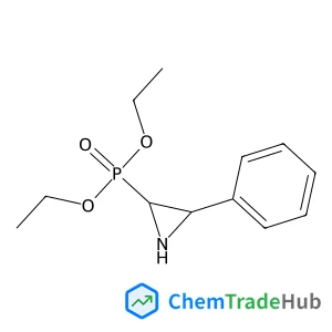Phosphonic acid, (3-phenyl-2-aziridinyl)-, diethyl ester (9CI) structure