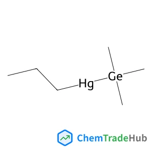 Mercury, propyl(trimethylgermyl)- structure