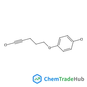 Benzene, 1-chloro-4-[(5-chloro-4-pentyn-1-yl)oxy]- structure