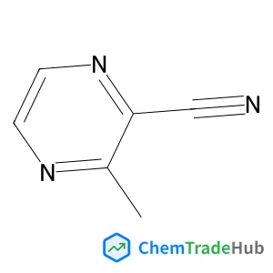 3-Methyl-2-pyrazinecarbonitrile structure