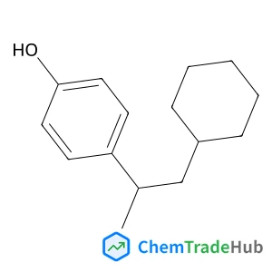 Phenol, 4-(2-cyclohexyl-1-methylethyl)- structure