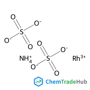 Ammonium rhodium(3+) sulfate (1:1:2) structure