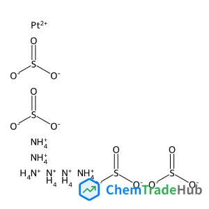 Ammonium platinum(2+) sulfite (6:1:4) structure