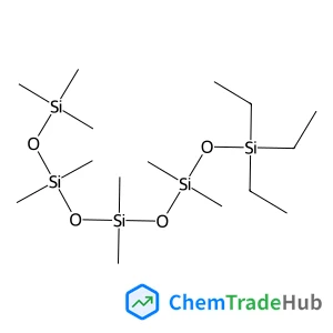 Pentasiloxane, 1,1,1-triethyl-3,3,5,5,7,7,9,9,9-nonamethyl- structure