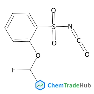2-(Difluoromethoxy)benzenesulfonyl isocyanate structure