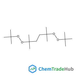 2,5-ジメチル-2,5-bis[(2-メチル-2-プロパノイル Peroxy]ヘキサン structure