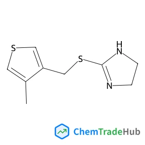 1H-Imidazole,4,5-dihydro-2-[[(4-methyl-3-thienyl)methyl]thio]- structure