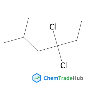 4,4-Dichloro-2-methylhexane structure
