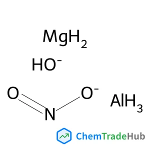 Aluminum magnesium hydroxide nitrite structure