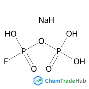 Fluorodiphosphoric acid, trisodium salt structure