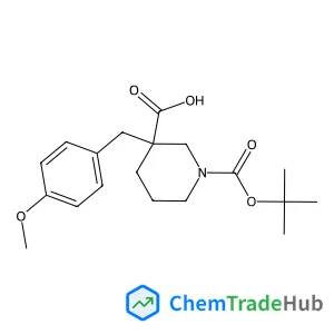 887344-20-9 - 1-Boc-3-(4-甲氧基苄基)-3-哌啶甲酸