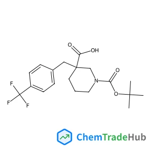 887344-24-3 - 1-[(Tert-butyl)oxycarbonyl]-3-[4-(trifluoromethyl)benzyl]piperidine-3-carboxylic acid