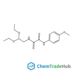 N-(2,2-Diethoxyethyl)-N'-(4-methoxyphenyl)ethanediamide structure
