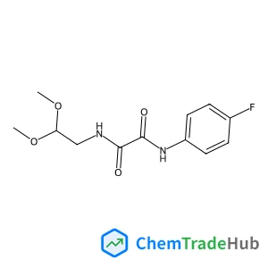 N-(2,2-Dimethoxyethyl)-N'-(4-fluorophenyl)ethanediamide structure