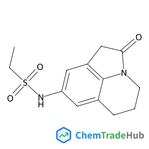 N-(2-Oxo-1,2,5,6-tetrahydro-4H-pyrrolo[3,2,1-ij]quinolin-8-yl)ethanesulfonamide structure