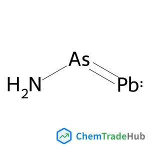 Plumbylene, (aminoarsinidene)- structure