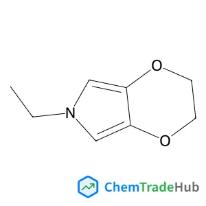 6-Ethyl-2,3-dihydro-6H-[1,4]dioxino[2,3-c]pyrrole structure