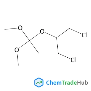Propane, 1,3-dichloro-2-(1,1-dimethoxyethoxy)- structure